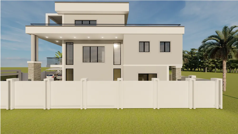 Three-Storey Family Villa — visualisation