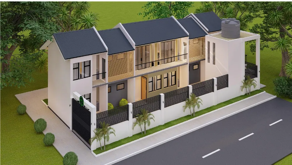Serene Apartments — visualisation